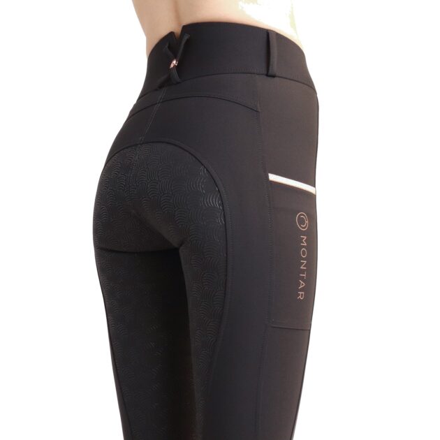 Montar MoSierra High Rise Full Grip Summer Breeches, Black - Image 3