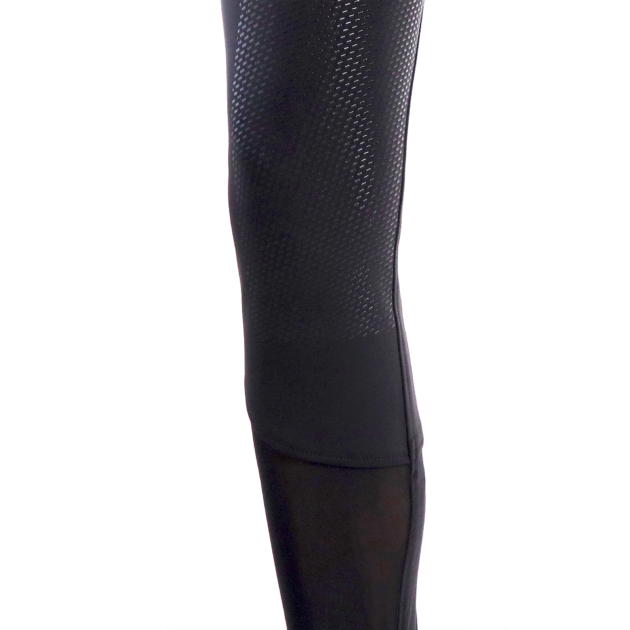 Montar MoMeadow Ladies Hybrid Pull On Riding Tights, Black - Image 7