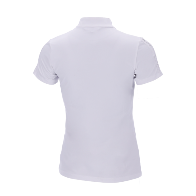 Schockemohle SPChristina Style Ladies Short Sleeve Competition Shirt, White - Image 2