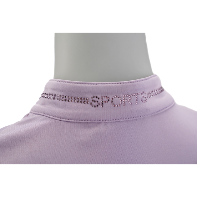 Schockemohle SUMMER PAGE Style Short Sleeve Ladies Training Shirt, Lavendel - Image 7