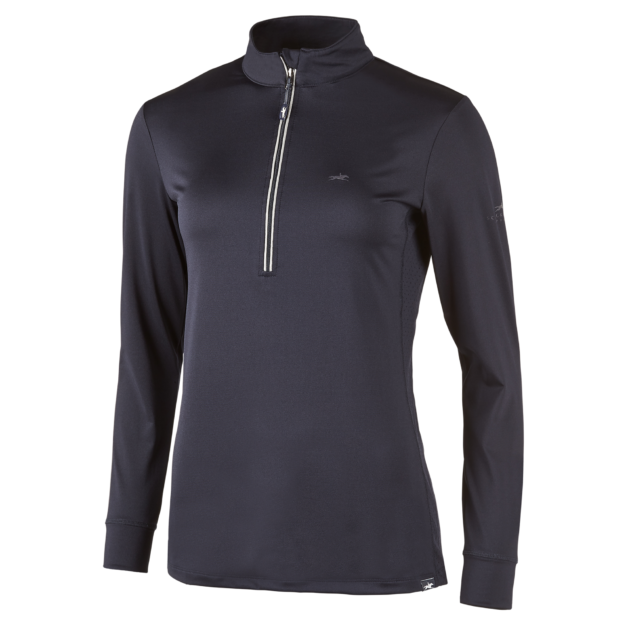 Schockemohle PAGE.SP Style Long Sleeve Ladies Training Shirt, Dark Blue