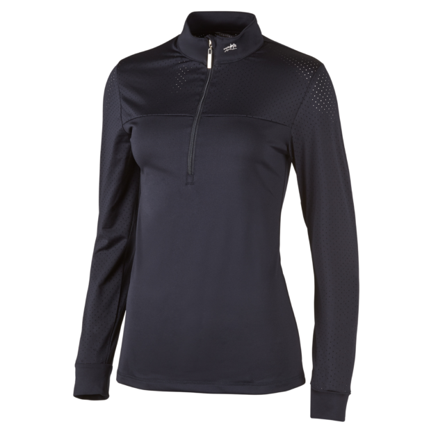 Schockemohle PENELOPE Style Ladies Training and Show Shirt, Dark Blue