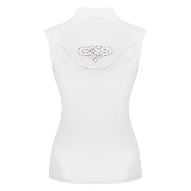 Fair Play CECILE Sleeveless Competition Shirt Rosegold, White - Image 2