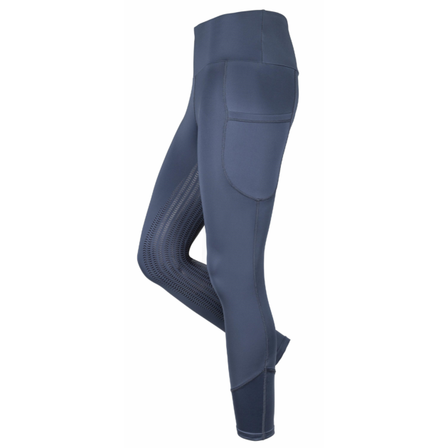 Fair Play PAULINE Full Grip HIGH RISE Riding Leggings, Steel Blue