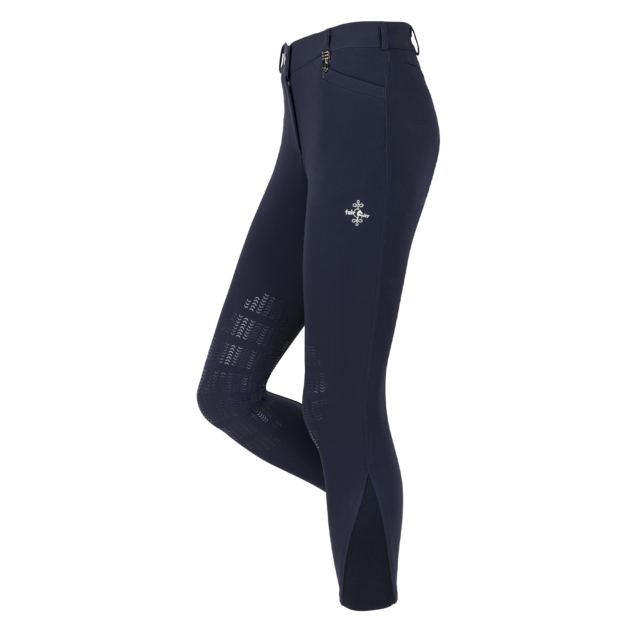 Fair Play JOHANNA Knee Grip, Mid Rise Breeches, Navy - Image 2