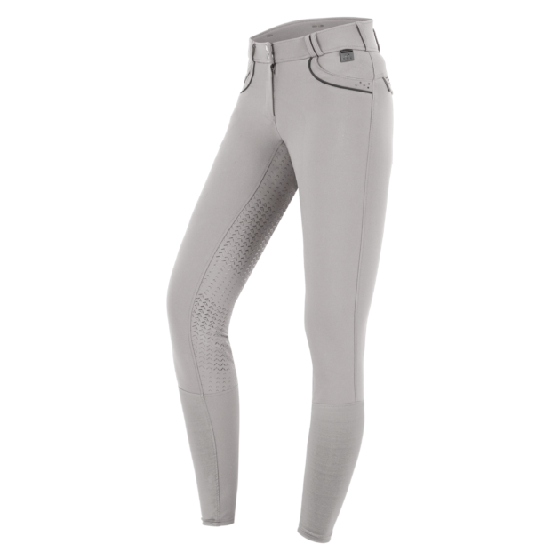 ELT Kassandra High Waist Full Grip Breeches, Stone Grey