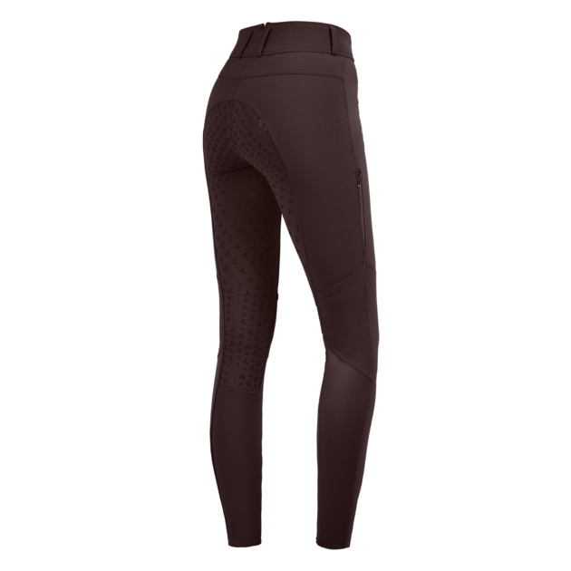 ELT Hella High Waist Full Grip Silicone Breeches, Maroon - Image 2