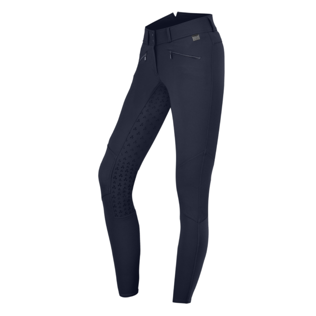 ELT Hella High Waist Full Grip Silicone Breeches, Night Blue