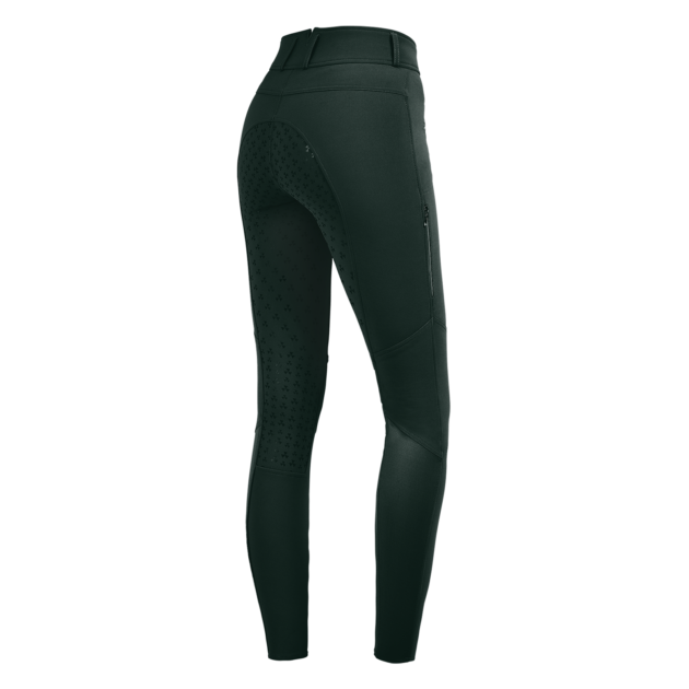 ELT Hella High Waist Silicone Full Grip Breeches, Emerald Green - Image 2