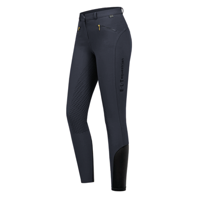 ELT Lucy Glam Mid Rise Full Seat Breeches, Night Blue