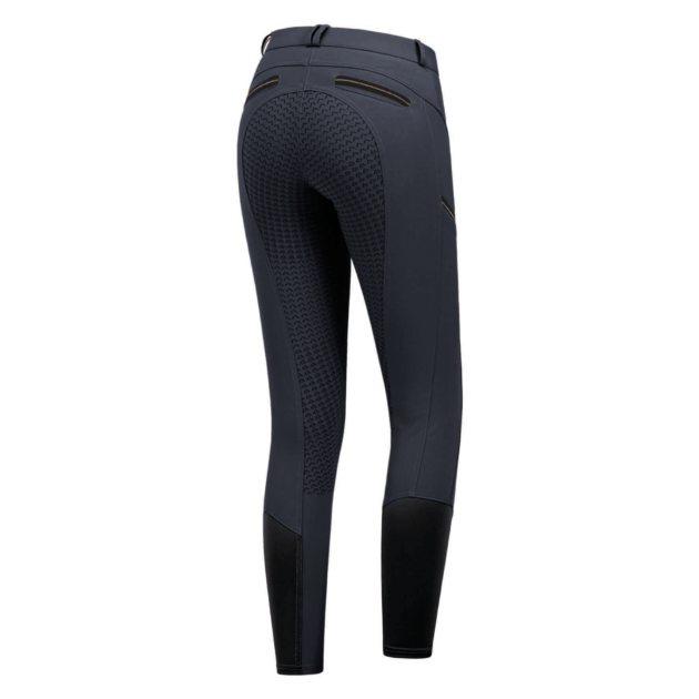 ELT Lucy Glam Mid Rise Full Seat Breeches, Night Blue - Image 2