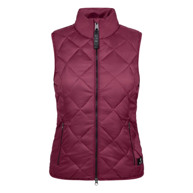 Waldhausen Merano Lightweight Vest, Burgundy Red - Image 2