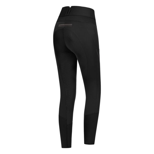 ELT Mina Thermal Winter High Rise Full Grip Breeches, Black - Image 2