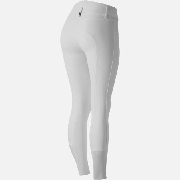 B Vertigo Tiffany Silicone Full Seat, High Rise Breeches, Bright White - Image 4