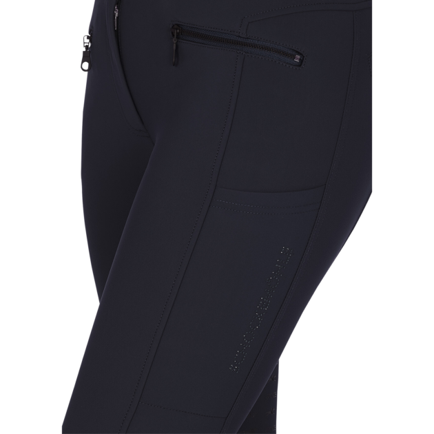 Schockemohle Julina Style Mid Rise, Full Seat Winter Breeches, Blue Nights - Image 3