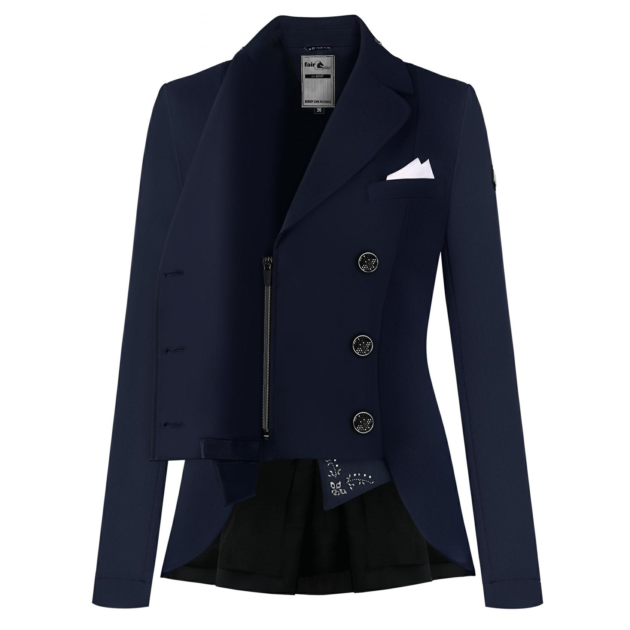 Fair Play ALISSA FLEUR Dressage Short Tailcoat, Navy - Image 2