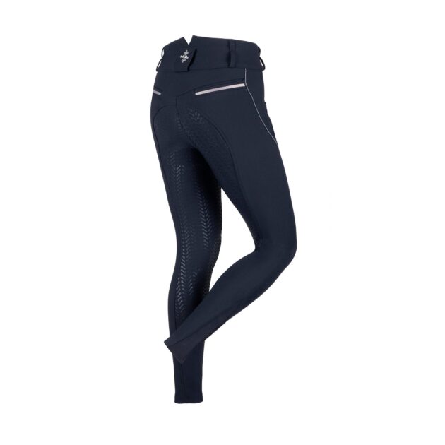 Fair Play MARLEY Full Seat High Rise Winter Breeches, Navy - Image 2