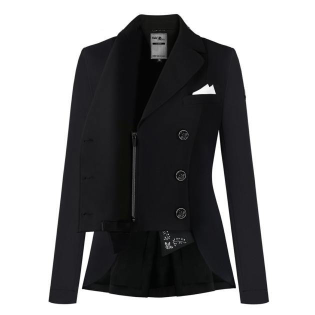 Fair Play ALISSA FLEUR Dressage Short Tailcoat, Black - Image 2