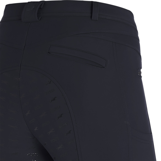 Schockemohle Julina Style Mid Rise, Full Seat Winter Breeches, Blue Nights - Image 4