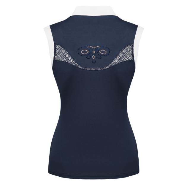 Fair Play Cecile Sleeveless Competition Shirt Rosegold, Navy - Image 2