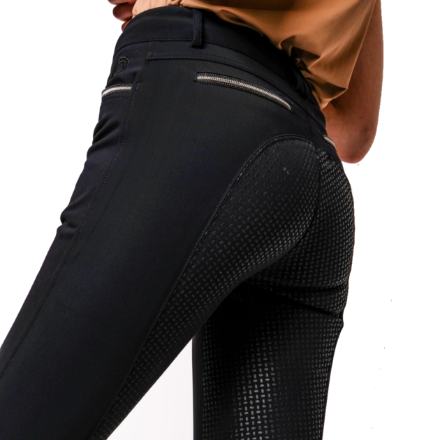 Montar Elisabeth Soft-Tech Full Grip, Mid Rise Premium Breeches Black - Image 7