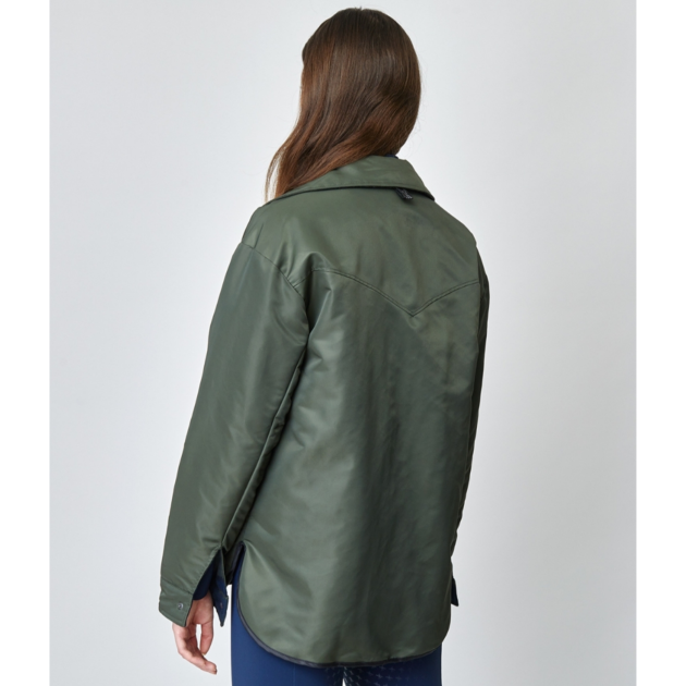 Yagya Ladies Padded Stable Jacket, Green - Image 5