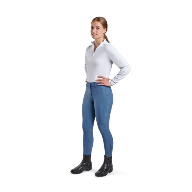 Montar Angela Yati Normal Waist Breeches - Full Grip, Ocean Blue - Image 4