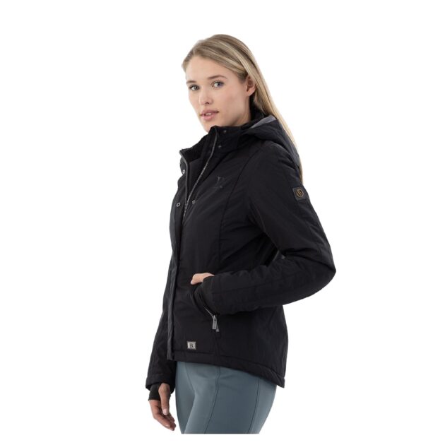 BR Equestrian Ladies Winter Coat Daniele, Meteorite - Image 3