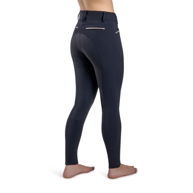 Montar Elisabeth Soft-Tech Full Grip, Mid Rise Premium Breeches Black - Image 2