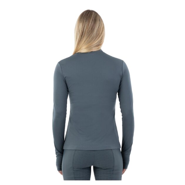 BR Equestrian Ladies Half Zip-Up Pullover Dewie, Dark Slate - Image 2