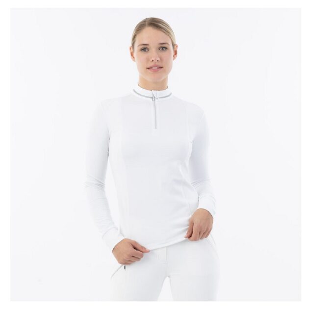 BR Equestrian Ladies Competition Pullover Dide, Snow white