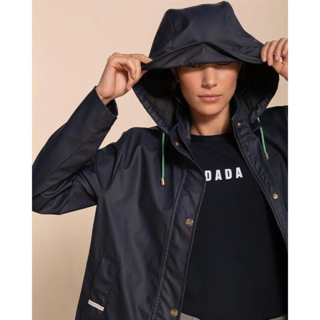 Dada Sport Tempo Ladies Rain Coat Airbag Compatible, Marine - Image 5