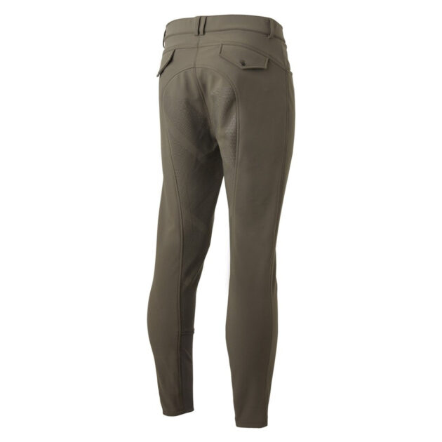 B Vertigo Damien Mens Thermo Full Seat Breeches - Major Brown