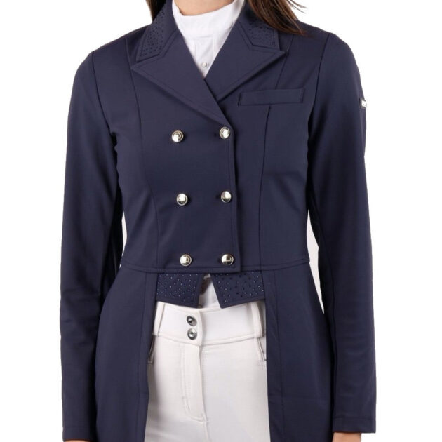 Montar Long Tail Coat, Navy - Image 2