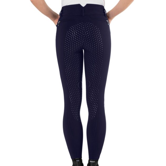 EGO7 Dressage CA High Waist Full Grip Breeches, Navy - Image 2