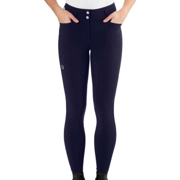 EGO7 Dressage CA High Waist Full Grip Breeches, Navy