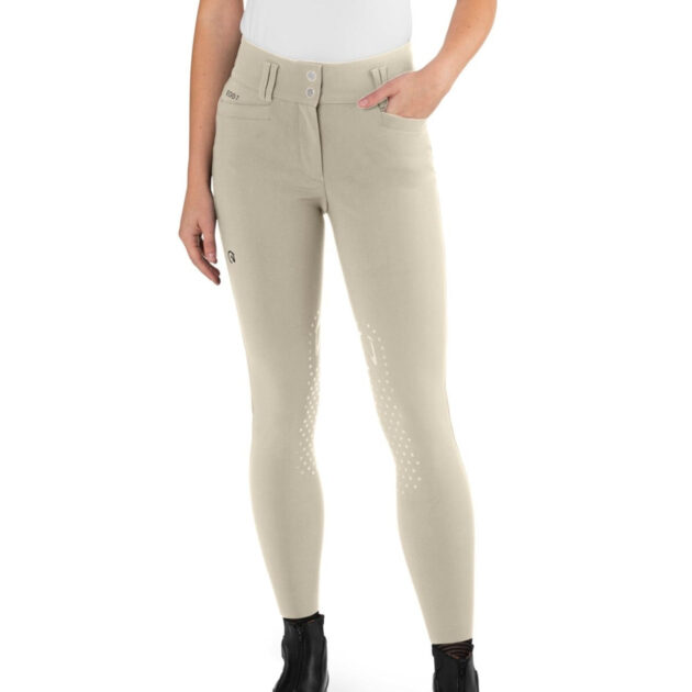 EGO7 Jumping CA High Waist Knee Grip Breeches, Beige