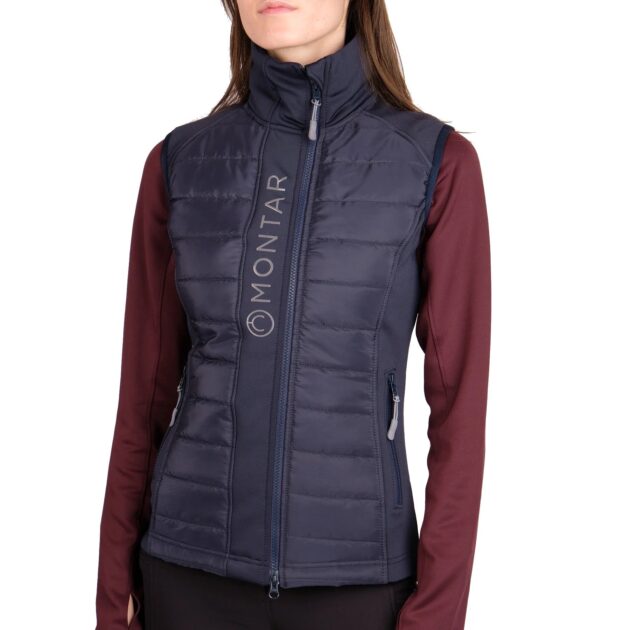 Montar CURVE Emma Softshell Body Warmer, Navy