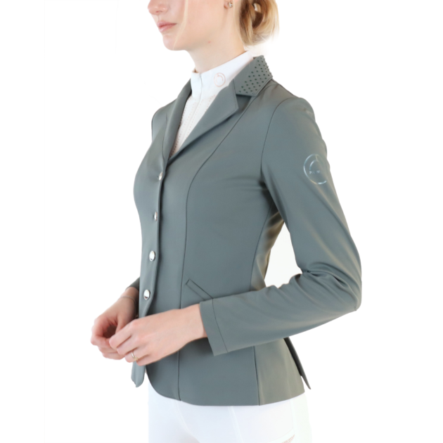 Montar Bonnie Ladies Show Coat, Jade - Image 2