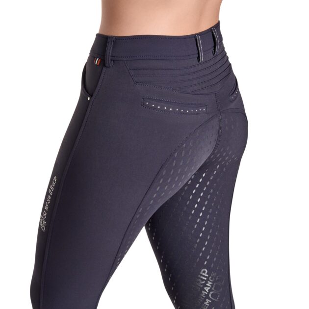 Cavallo Calima Full Grip, Mid Rise Breeches, Navy - Image 3