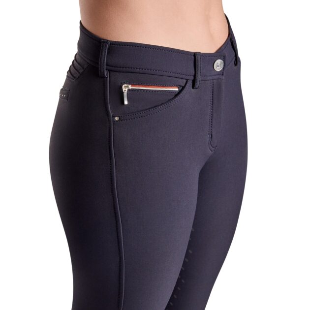 Cavallo Calima Full Grip, Mid Rise Breeches, Navy - Image 4