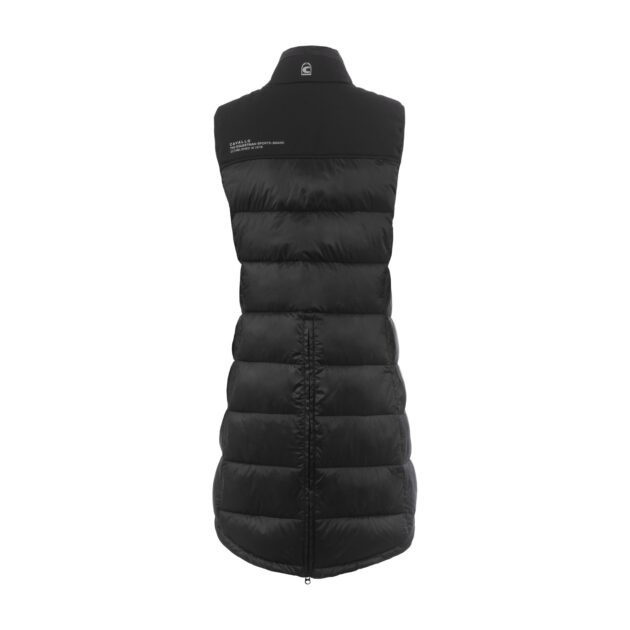 Cavallo GELLA Ladies Sporty Long Quilted Waistcoat, Black - Image 2