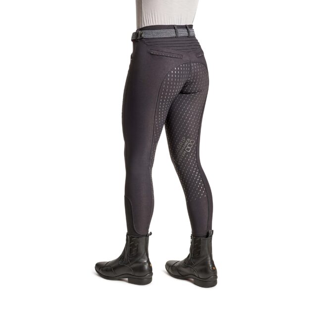 Cavallo CALIMA Full Grip, Mid Rise Breeches, Black - Image 4