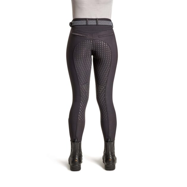 Cavallo CALIMA Full Grip, Mid Rise Breeches, Black - Image 3