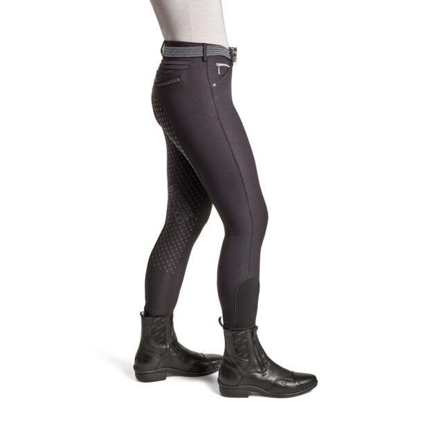 Cavallo CALIMA Full Grip, Mid Rise Breeches, Black - Image 5