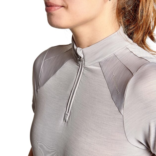 Cavallo DANIKA Ladies Training Shirt, Cloud Grey - Image 2