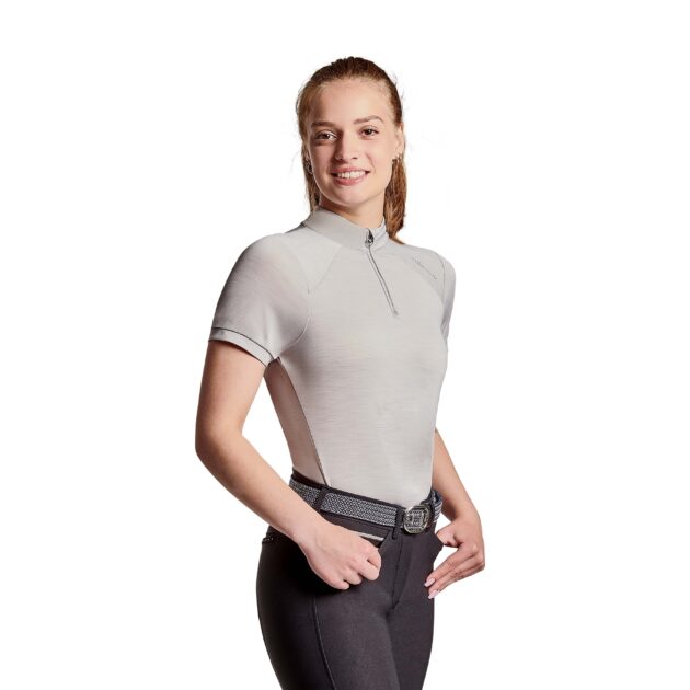 Cavallo DANIKA Ladies Training Shirt, Cloud Grey