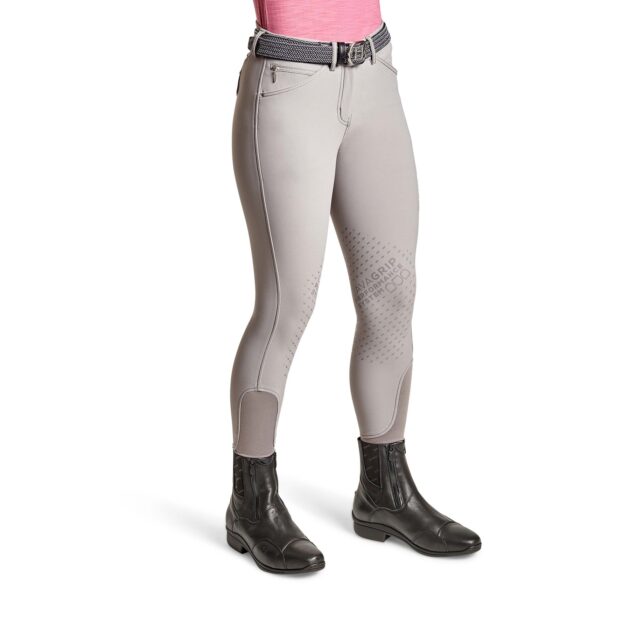 Cavallo DALIMA GRIP Knee Grip, Mid Rise Breeches, Cloud grey - Image 9