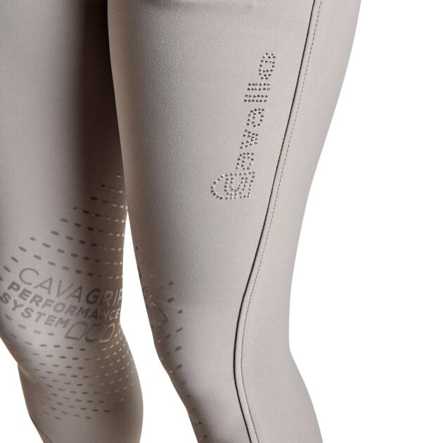 Cavallo DALIMA GRIP Knee Grip, Mid Rise Breeches, Cloud grey - Image 5