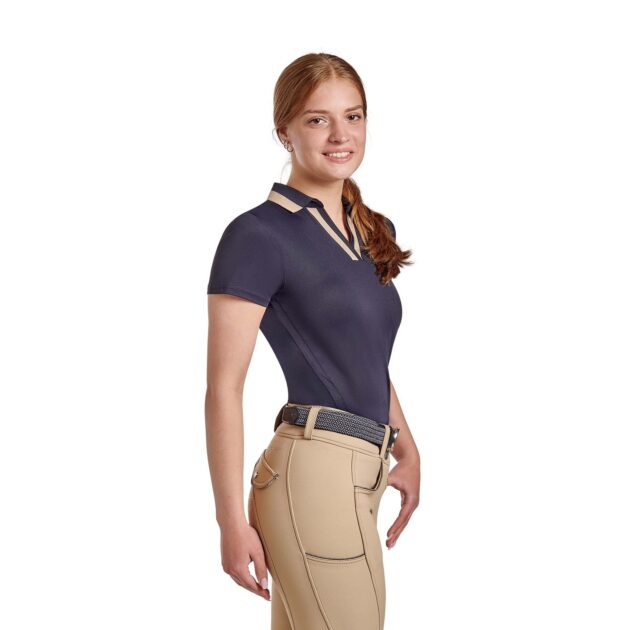 Cavallo DEJA Ladies Polo Shirt, Darkblue - Image 3